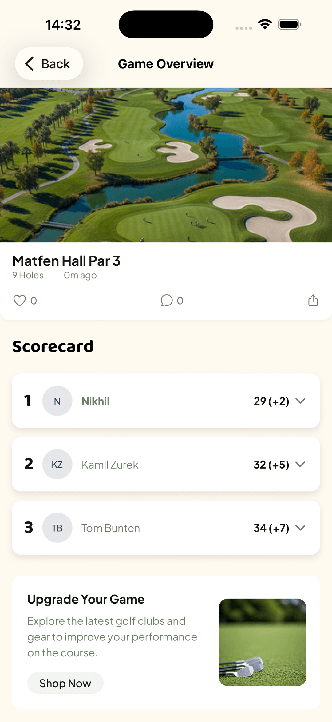 Bunker Buddies app screenshot